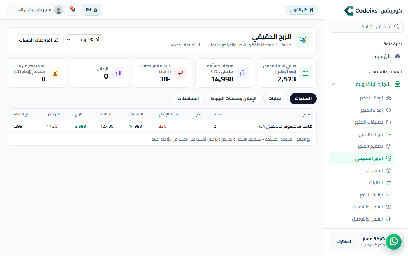 الربح الحقيقي: المبيعات مش مكسب